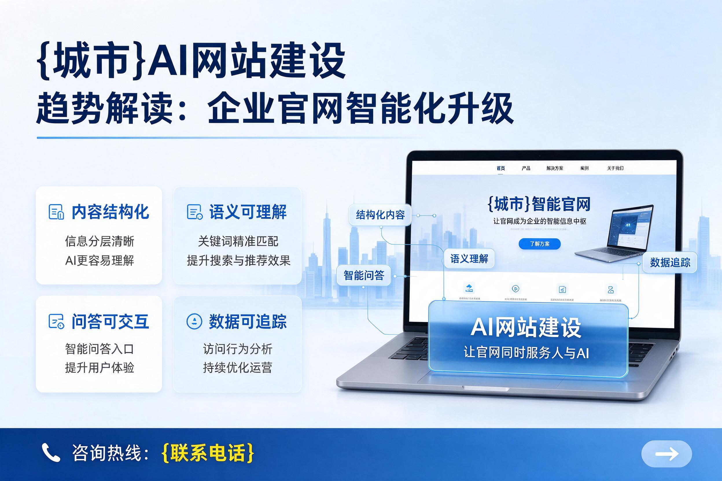 辰溪AI网站建设趋势解读：企业官网智能化升级